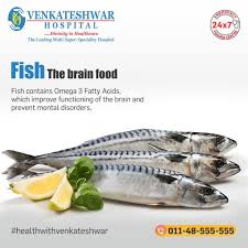 Fish The Brain Food Fish Contains Omega 3 Fatty Acids Which Improve Functioning Of The Brain And Prevent Mental Disorders W Health Food Brain Food Food