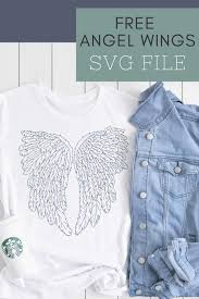 Download This Free Angel Wings Svg File