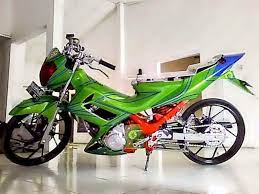 Maybe you would like to learn more about one of these? Modifikasi Motor Satria Fu Warna Hijau Motor Hijau Warna