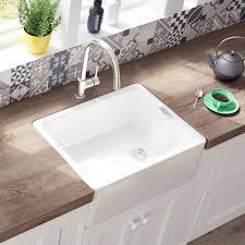 Vente De Qualite Evier A Poser En Ceramique Blanc Marque Chambord 1 Bac Cuisissimo Evier A Poser Evier Timbre D Office Evier Timbre