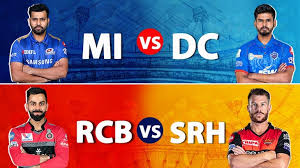 The royal challengers bangalore beat the mumbai indians in a thrilling super over after the scores were tied at the end of 20 overs. Ipl 2020 Playoffs Line Up Mi Vs Dc In Qualifier 1 Rcb Vs Srh In Eliminator Sports News