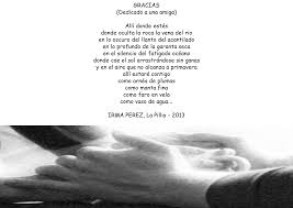 Irma Perez Poema Gracias