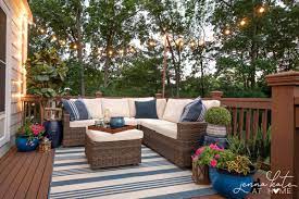 Small Deck Makeover Reveal Outdoor Deck Decorating Small Deck Decorating Ideas Deck Decorating Ideas On A Budget