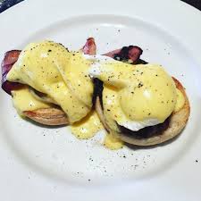 Coffee Pancakes Eggs Benedict From Groove Train Eggs Benedict No Egg Pancakes Eat