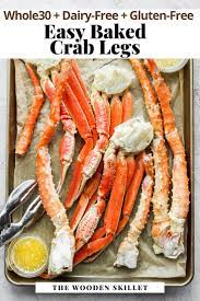 Baked Crab Legs A Simple Easy Way To Cook Your Favorite Crab Legs Instructions For Both King Crab And Snow Cr In 2021 Baked Crab Legs Crab Legs Recipe Cooking Crab