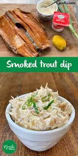 This Is One Of My Favourite Ways To Serve Smoked Trout You Could Also Make This Recipe With Smoked Salmon Smoked Trout Dip Smoked Trout Smoked Salmon Recipes