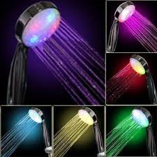 7 Color Led Shower Head Romantic Lights Water Home Bath Our Shower Should Be All White With This Shower Head A Led Shower Head Shower Heads Romantic Lighting