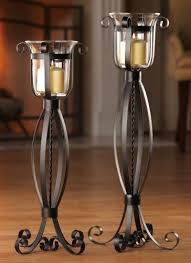 Robot Check Floor Standing Candle Holders Floor Candle Holders Glass Hurricane Candle Holder