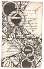 Keepsake 5 X 7 Approx Book Page Micron Pen And Graphite Shading Book Page Art Altered Book Art Poetry Art