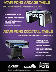 The Atari Pong Arcade Cocktail Tables Arcade Table Classic Video Games Arcade