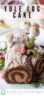 Yule Log Recipe All Of The Components Are So Simple To Make And Together They Are Truly Unforget Chocolate Yule Log Recipe Yule Log Recipe Chocolate Yule Log