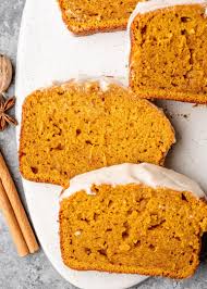 Pumpkin nut bread with icing. Pumpkin Bread With Cream Cheese Icing Gimme Delicious