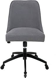 Shop a variety of standing and ergonomic chairs that will keep you feeling good at your computer and desk. Steve Silver Home Office Kinsley Swivel Upholstered Desk Chair Ks200sg Carol House Furniture