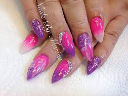 Acrylic Color Change Stiletto Nails Nail Colors Remove Acrylic Nails Nails