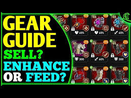 Sorry for this typos.all things you need to know about equipment in the game.h. Gear Guide Sell Upgrade Or Feed Enhancing Tips Epic Seven Equipment Enhance Epic 7 E7 Part 1 Youtube