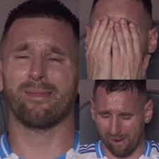 Las lágrimas de Lionel Messi, todo el mundo conmovido con lo que está  pasando en la final de la Copa América. Dos triste para los amantes del  fútbol.