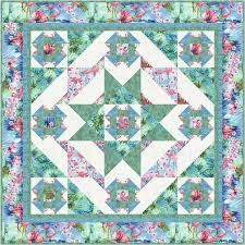 Timeless Treasures Oasis Down The Garden Path Free Pattern Download Quilt Patterns Japanese Quilt Patterns Quilts