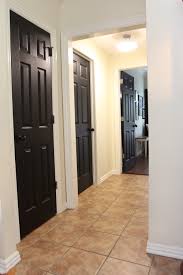 Generally, we install the door frame/door first — including the trim so they can be painted before the installation of the flooring. How To Install A Window In An Interior Door Beckwith S Treasures