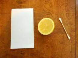 Write Secret Messages Using Lemon Juice Invisible Ink Science Experiments Kids Easy Science Experiments