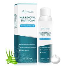 Hair removal creams usually get rid of hair for a week, which is less time than waxing but more than shaving. Buy Hair Removal Spray Foam Nature Nation Hair Removal Cream Newest Formula With Aloe Vera Vitamin E Effective Painless Depilatory Cream For Women Men Online In Poland B08gj8bgkm
