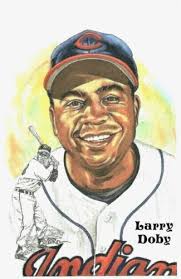 Larry Doby Johnson signed Chicago White Sox baseball postcard 1950-2013