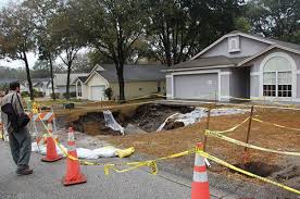 a sinkhole to stop growing
