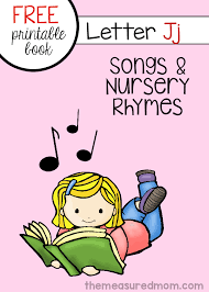 List Of Nursery Rhymes And Songs For Letter J Free Printable Book The Measured Mom Here are the songs and rhymes you'll find in the little letter j book nursery rhymes and songs for letter j