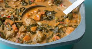 Giada's stew is quick and easy to prepare since it doesn't require cooking a whole chicken. Virginia Willis West African Chicken Stew With Collard Greens And Peanuts Southern Kitchen