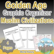 Golden Age Of Muslim Civilizations Graphic Organizer Chart World History World History World History Classroom Graphic Organizers