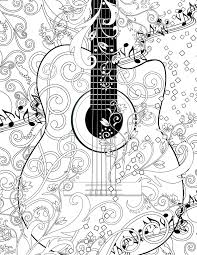 Free guitar coloring pages sheets for kids. Pin On Coloring Sheets