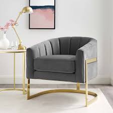 Check Out Sleek Channel Back Arm Chair From Shades Of Light Our Sleek Channel Back Collection Will Have Your Home Loo Accent Arm Chairs Velvet Accents Armchair