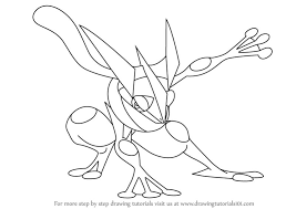 Use basic counting skills and the key at the bottom of the page to create fill in a fun nintendo pokemon greninja coloring page. Greninja Coloring Pages Coloring Home