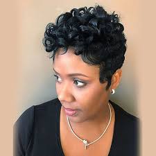 Best quality synthetic jerry curly hair weavings unit quantity : Human Hair Blend Wig Short Afro Jerry Curl Pixie Cut Short Hairstyles 2020 Berry Afro Jerry Curl African American Wig Machine Made Natural Black 1b 8 Inch 6509644 2021 41 59