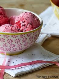 Par Faim D Aromes Glace Au Coquelicot Recette Glace Recettes De Glaces Maison Recette