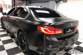 Audi a5 wrapped matte black. Cl Em 01 Elektro Metallic Satinschwarzes Car Wrap Vinyl Fur Bmw Sino Vinyl