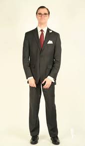 Image result for black tie optional male