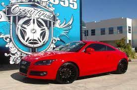 Audi Tt With Vertini Magic Black Mag Wheels Ozzy Tyres Audi Tt Audi Black Wheels
