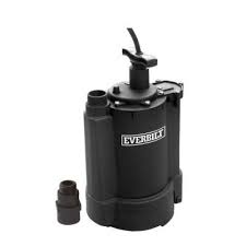 Everbilt 1 3 Hp Automatic Utility Pump Ut03301 The Home Depot Utility Pumps Submersible Pump Window Well