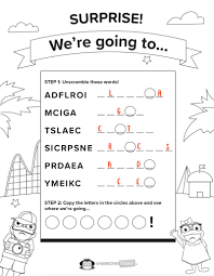These printable word search puzzles for kids are a fun and educational way to keep the kids entertained on car trips, while waiting for restaurant meals, or as loot bag stuffers for a birthday party. We Re Going To Disney How To Surprise Your Kids With A Disney Trip
