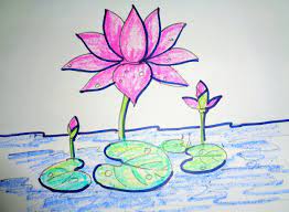 How To Draw Lotus Step By Step Easy Drawing Youtube Lotus Drawing Flower Drawing Lotus Flower Drawing