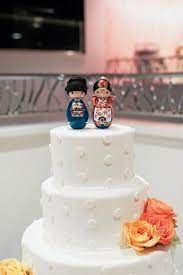 Korean Bride And Groom Wedding Dolls Cake Toppers Table Decor Keepsake Collectible 3 75 Quot Tall Wedding Doll Korean Bride Doll Cake Topper