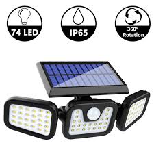 Original Solar Lights Outdoor 3 Optional Modes Wireless Motion Sensor Light With 360 Wide Angle Ip65 Waterproof Easy To Install Security Lights For Front Door Yard Garage Deck Walmart Com Walmart Com