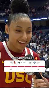 JuJu Watkins is a dawg. #NCAAWBB x 🎥 FOX