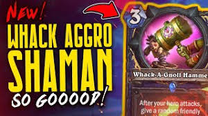 Windfury enables the shaman to take out twice as many small minions per turn than, say, warrior with fiery win axe. This New Shaman Deck Is Flying Under The Radar Aggro Token Shaman Darkmoon Faire Hearthstone Youtube