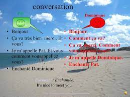 Comment a été ta journée. French Greeting