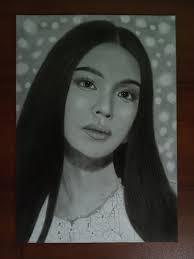 BINI Stacey W.I.P Charcoal X vellum board X graphite Si Stacey paba to  HAHAHHAA