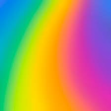 Bright Digital Art Bright Curved Rainbow Gradient By Kelsey Lovelle Digital Artwork Rainbow Color Pop