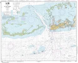 11441 key west harbor and approaches nautical chart