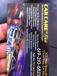 Han's german auto is an auto repair shop located in chula vista, ca. Car Care By Rick 3031 Main St Chula Vista Ca Auto Repair Mapquest