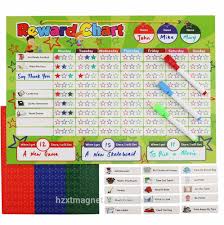 Hanging Loop Magnetic Reward Chart With Rope Educational Toys Behavior Chore Chart For Up To 3 Children With Stars Buy Magnetic Reward